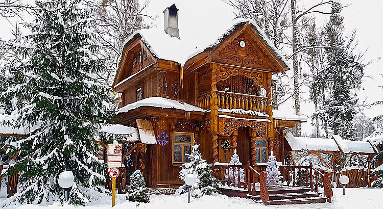 Резиденция деда мороза Беловежская пуща