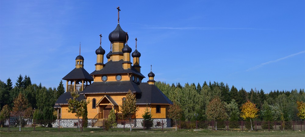 Wooden church in Dudutki