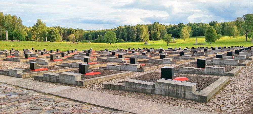 Кладбище деревень в Хатыне